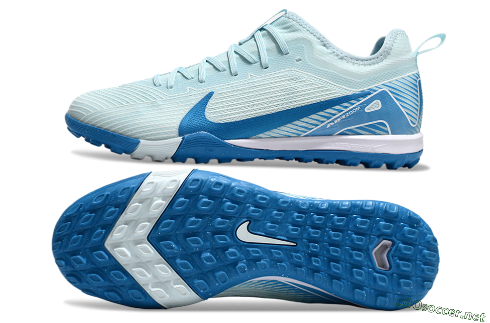 Unisex Nike Air Zoom Mercurial Vapor 16 Pro TF Football Shoes - Jade/Blue/White 1