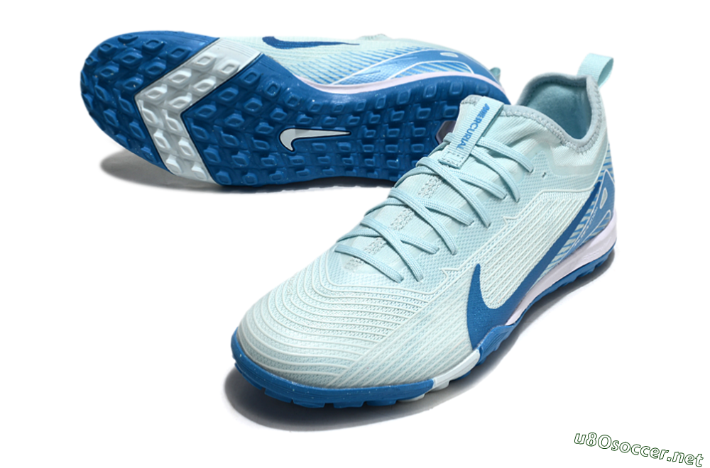 Unisex Nike Air Zoom Mercurial Vapor 16 Pro TF Football Shoes - Jade/Blue/White 3