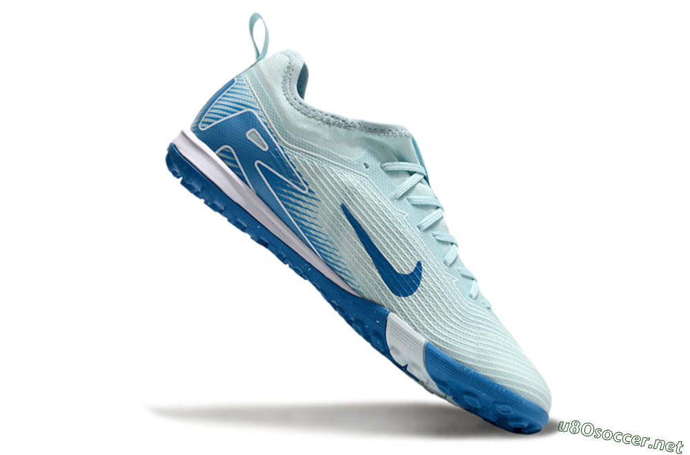 Unisex Nike Air Zoom Mercurial Vapor 16 Pro TF Football Shoes - Jade/Blue/White 4