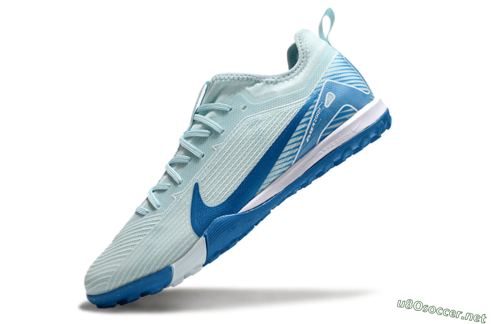 Unisex Nike Air Zoom Mercurial Vapor 16 Pro TF Football Shoes - Jade/Blue/White 5