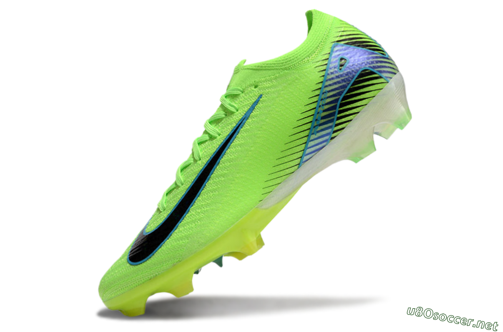 Unisex Nike Air Zoom Mercurial Vapor 16 Elite FG Football Boots - Yellow/Black/Blue 5