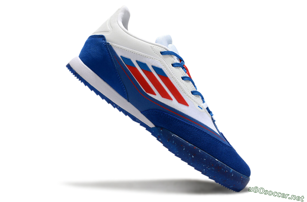 Men's Adidas F50 Elite Messi IC Football Shoes - Blue/White/Red 4