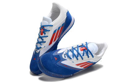 Men's Adidas F50 Elite Messi IC Football Shoes - Blue/White/Red