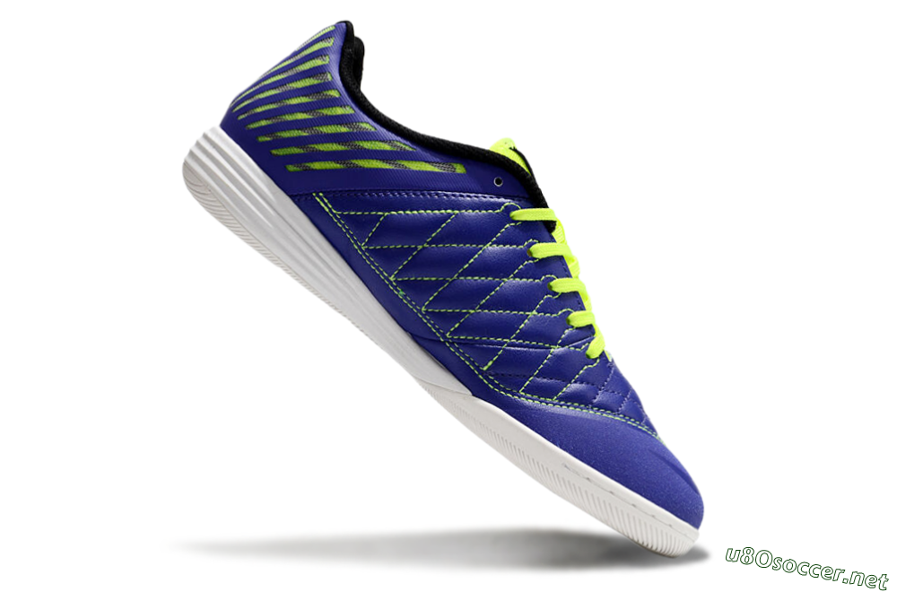 Unisex Nike Lunar Gato 2 IC Football Shoes - Blue/Yellow/White 4