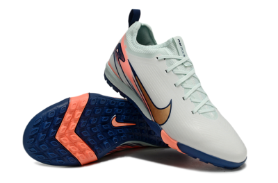 Unisex Nike Air Zoom Mercurial Vapor 16 Pro TF Football Shoes - Jade/Gold/Pink