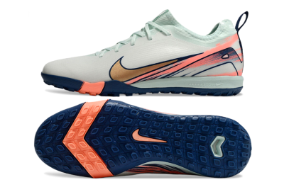 Unisex Nike Air Zoom Mercurial Vapor 16 Pro TF Football Shoes - Jade/Gold/Pink