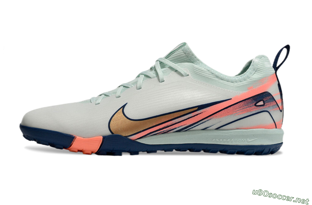 Unisex Nike Air Zoom Mercurial Vapor 16 Pro TF Football Shoes - Jade/Gold/Pink 0