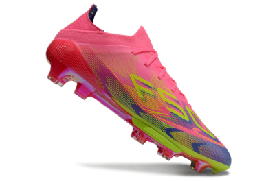 Men's Adidas F50 Elite Lightstrike Pro FG Football Boots - Pink/Blue/Yellow