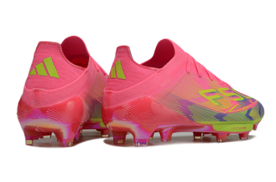 Men's Adidas F50 Elite Lightstrike Pro FG Football Boots - Pink/Blue/Yellow