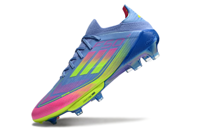 Men's Adidas F50+ Elite Lightstrike Pro FG Football Boots - Blue/Pink/Yellow