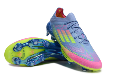 Men's Adidas F50+ Elite Lightstrike Pro FG Football Boots - Blue/Pink/Yellow