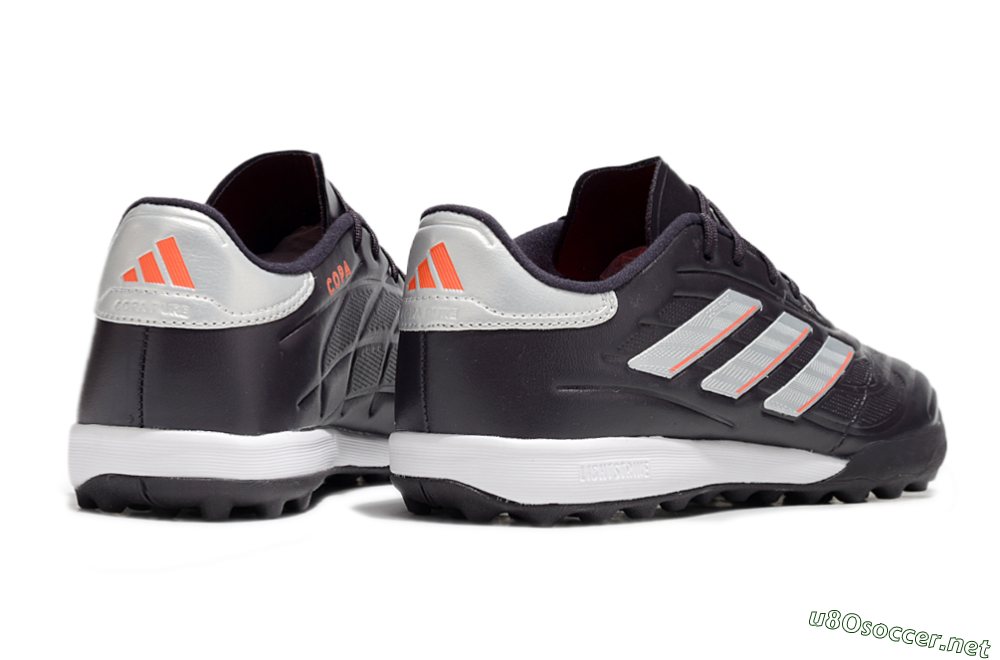 Men's Adidas Copa Pure 3 TF Football Shoes - Black/Silver/White 6