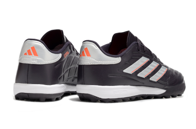 Men's Adidas Copa Pure 3 TF Football Shoes - Black/Silver/White