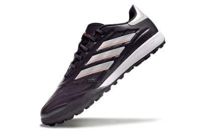 Men's Adidas Copa Pure 3 TF Football Shoes - Black/Silver/White