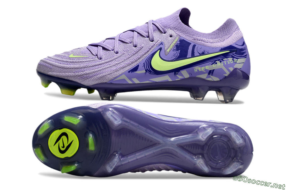 Men's Nike Phantom Luna Elite FG Football Boots - Purple/Yellow/White 1