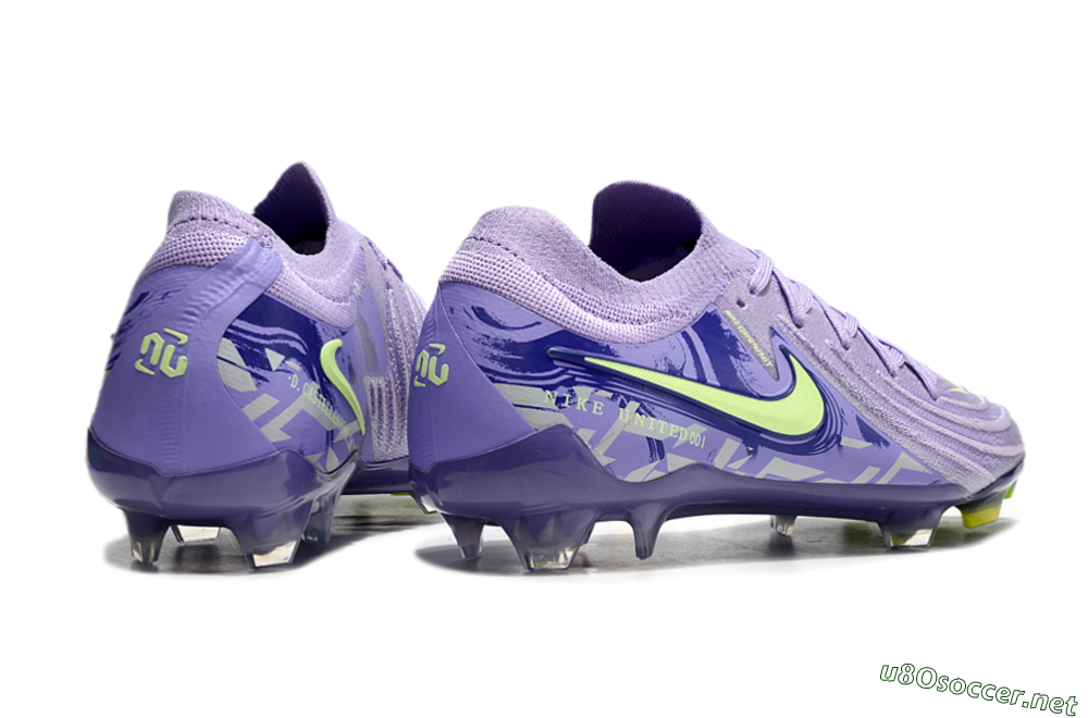 Men's Nike Phantom Luna Elite FG Football Boots - Purple/Yellow/White 6