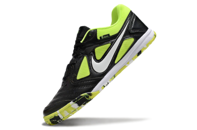 Unisex Supreme x Nike SB Gato IC Football Shoes - Black/Yellow/White