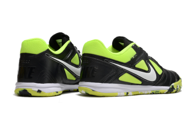 Unisex Supreme x Nike SB Gato IC Football Shoes - Black/Yellow/White