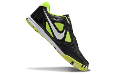 Unisex Supreme x Nike SB Gato IC Football Shoes - Black/Yellow/White