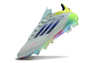 Men's Adidas F50 Elite AG Football Boots - Jade/Blue/Yellow