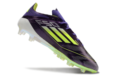 Men's Adidas F50 Elite AG Football Boots - Purple/Yellow/White