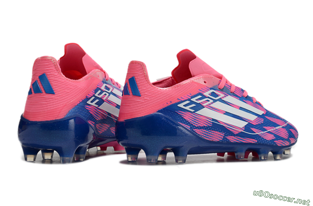 Men's Adidas F50 Elite AG Football Boots - Blue/Pink/White 6