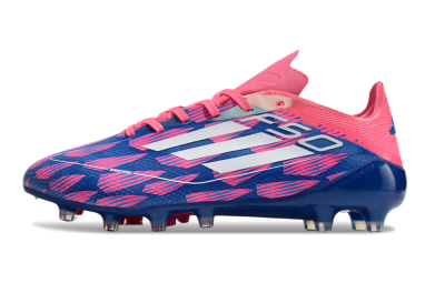 Men's Adidas F50 Elite AG Football Boots - Blue/Pink/White