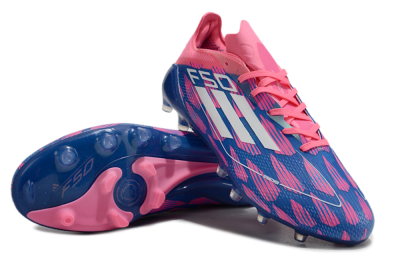 Men's Adidas F50 Elite AG Football Boots - Blue/Pink/White