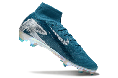 Unisex Nike Air Zoom Mercurial Superfly 10 Elite FG Football Boots - Blue/White/Gold