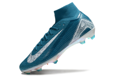 Unisex Nike Air Zoom Mercurial Superfly 10 Elite FG Football Boots - Blue/White/Gold