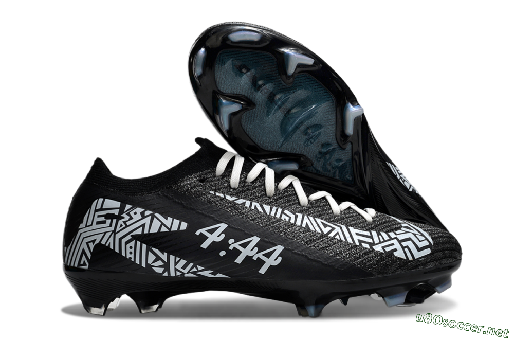 Unisex Nike Air Zoom Mercurial Vapor 16 Elite FG Football Boots - Black/White/Blue 2