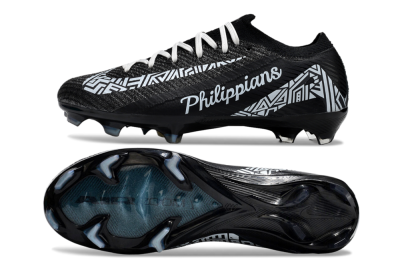 Unisex Nike Air Zoom Mercurial Vapor 16 Elite FG Football Boots - Black/White/Blue