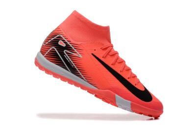 Unisex Nike Air Zoom Mercurial Superfly 10 Elite TF Football Shoes - Pink/Black/Grey