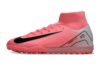 Unisex Nike Air Zoom Mercurial Superfly 10 Elite TF Football Shoes - Pink/Black/Grey