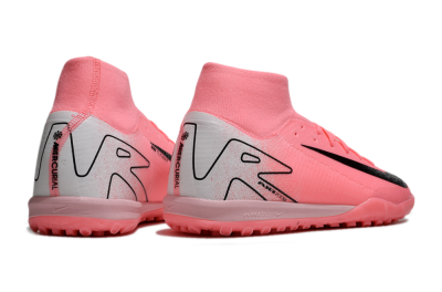 Unisex Nike Air Zoom Mercurial Superfly 10 Elite TF Football Shoes - Pink/Black/Grey