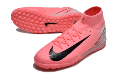 Unisex Nike Air Zoom Mercurial Superfly 10 Elite TF Football Shoes - Pink/Black/Grey