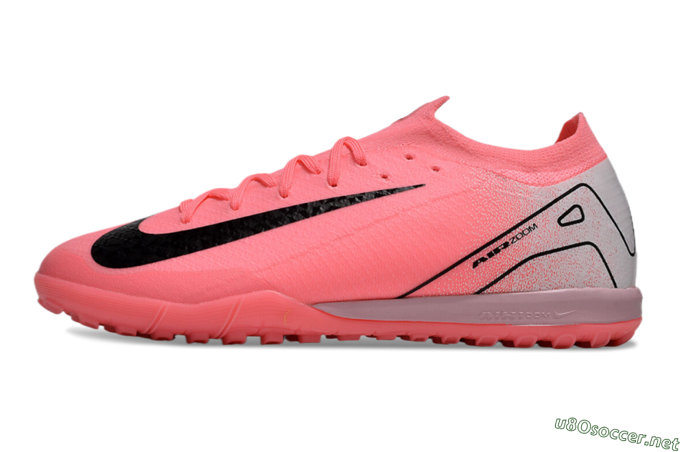 Unisex Nike Air Zoom Mercurial Vapor 16 Elite TF Football Shoes - Pink/Black/Silver 0
