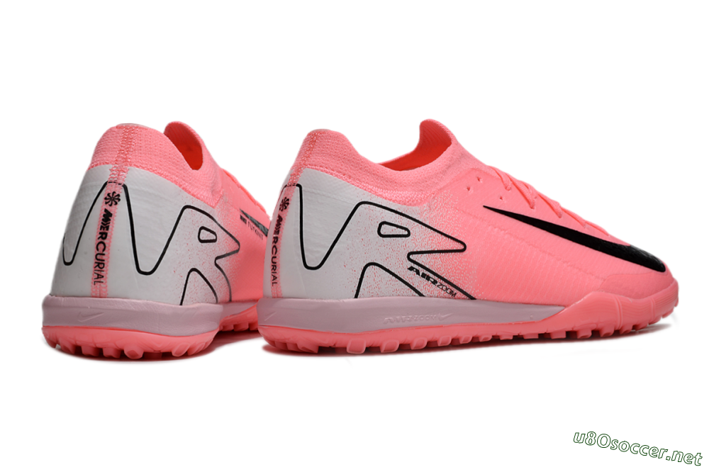 Unisex Nike Air Zoom Mercurial Vapor 16 Elite TF Football Shoes - Pink/Black/Silver 6