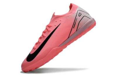 Unisex Nike Air Zoom Mercurial Vapor 16 Elite TF Football Shoes - Pink/Black/Silver