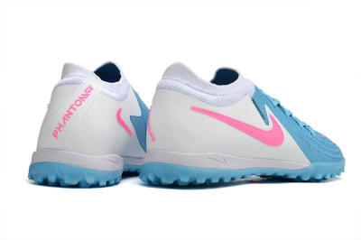 Men's Nike Phantom GX 2 Elite TF Football Shoes - Blue/White/Pink