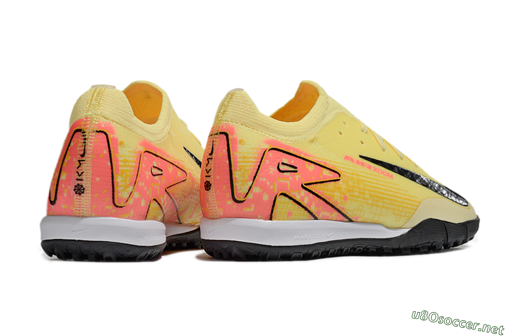 Kids Nike Air Zoom Mercurial Vapor 16 Elite TF Football Shoes - Yellow/Black/Red 6