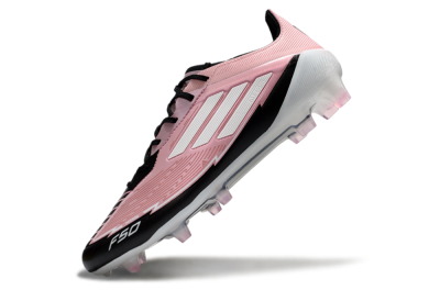 Men's Messi x Adidas F50 Elite FG Football Boots - Pink/Black/White