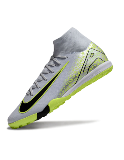 Unisex Nike Air Zoom Mercurial Superfly 10 Elite TF Football Shoes - Grey/Yellow/Black