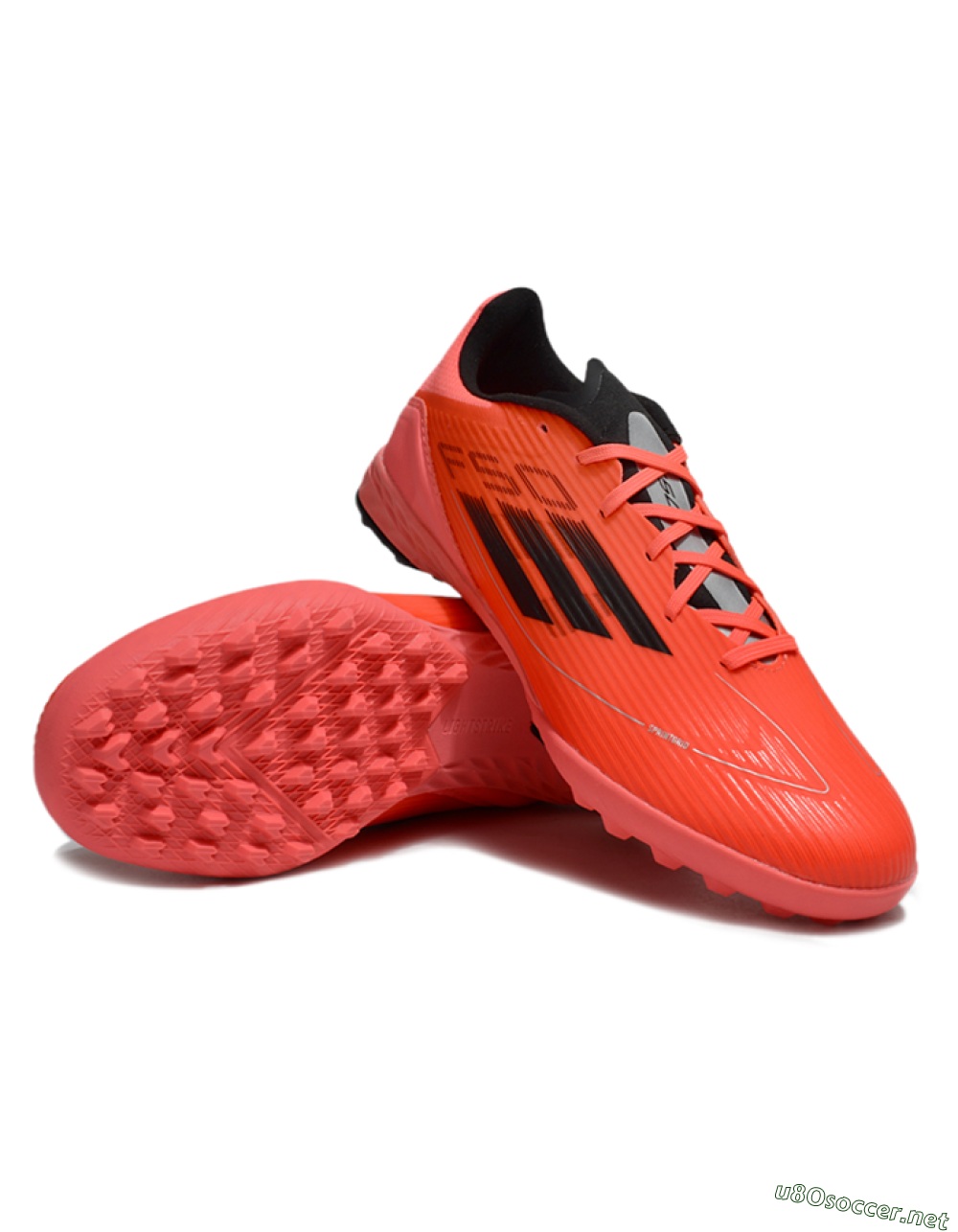 Unisex Adidas F50 Pro TF Football Shoes - Red/Black 3