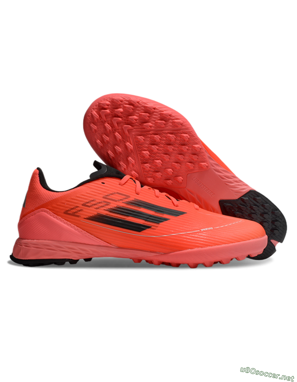 Unisex Adidas F50 Pro TF Football Shoes - Red/Black 2