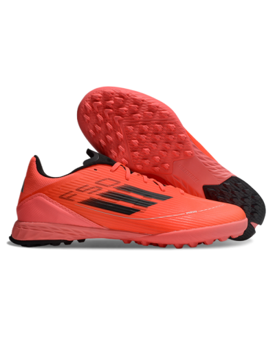 Unisex Adidas F50 Pro TF Football Shoes - Red/Black
