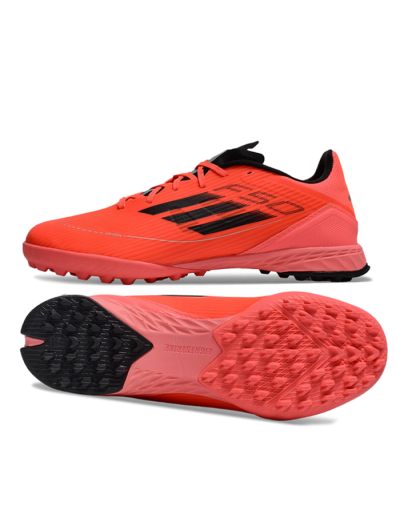 Unisex Adidas F50 Pro TF Football Shoes - Red/Black
