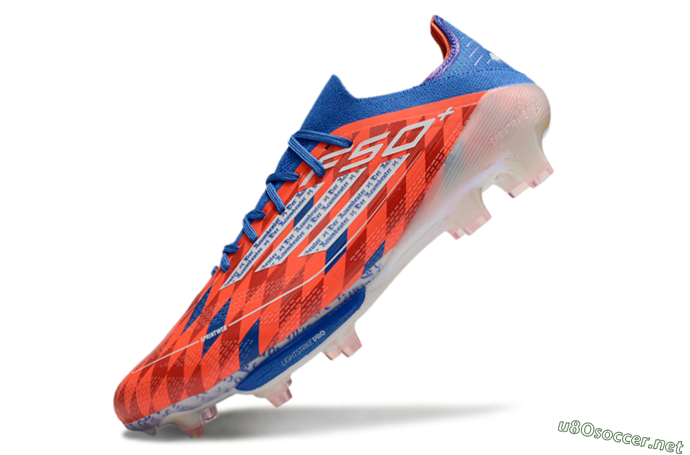 Unisex Adidas F50+ Lightstrike Pro Elite FG Football Boots - Red/White/Blue 5