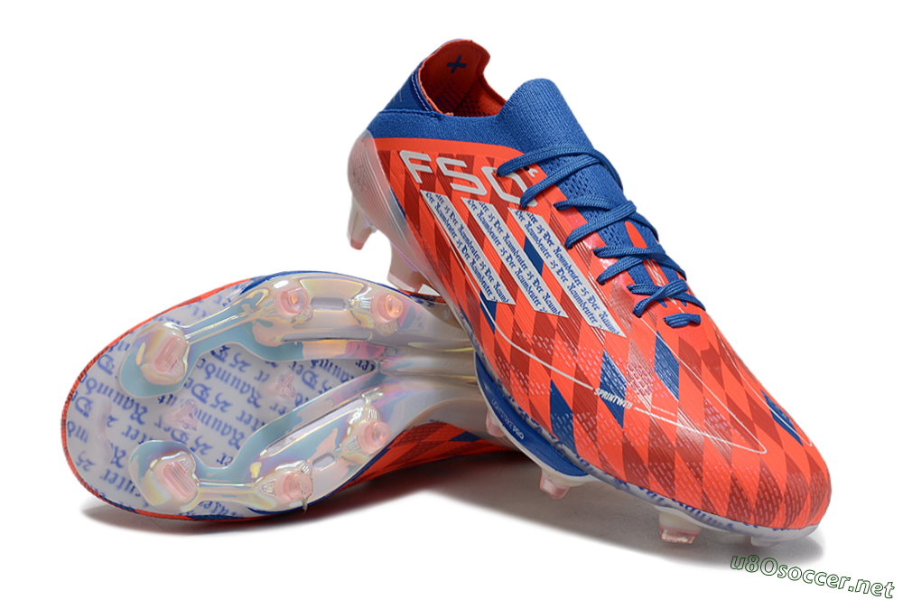 Unisex Adidas F50+ Lightstrike Pro Elite FG Football Boots - Red/White/Blue 3