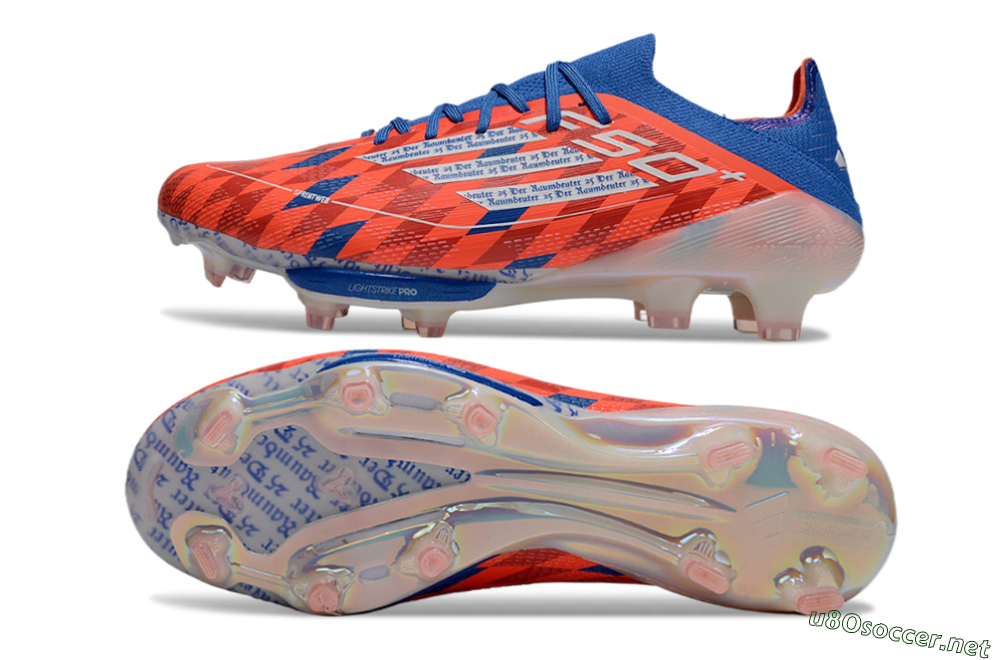 Unisex Adidas F50+ Lightstrike Pro Elite FG Football Boots - Red/White/Blue 1